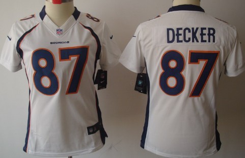 Women's Nike Limited Denver Broncos #87 Eric Decker White Jerseys,We sell and wholesale Women's Nike Limited Denver Broncos #87 Eric Decker White Jerseys on line form chian!