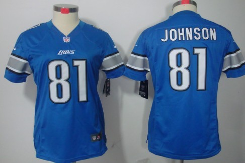Women's Nike Limited Detroit Lions #81 Calvin Johnson Light Blue Jerseys,We sell and wholesale Women's Nike Limited Detroit Lions #81 Calvin Johnson Light Blue Jerseys on line form chian!