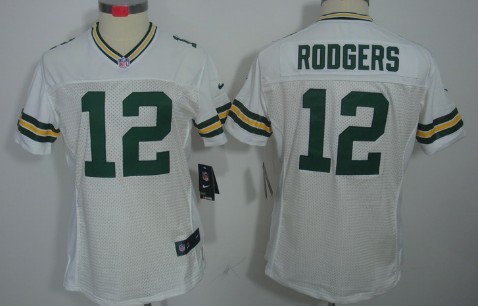 Women's Nike Limited Green Bay Packers #12 Aaron Rodgers White Jerseys,We sell and wholesale Women's Nike Limited Green Bay Packers #12 Aaron Rodgers White Jerseys on line form chian!