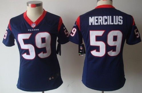 Women's Nike Limited Houston Texans #59 Whitney Mercilus Blue Jerseys,We sell and wholesale Women's Nike Limited Houston Texans #59 Whitney Mercilus Blue Jerseys on line form chian!