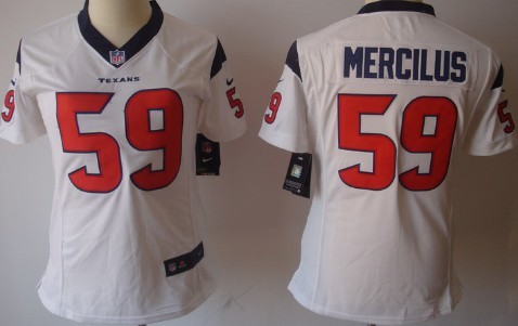 Women's Nike Limited Houston Texans #59 Whitney Mercilus White Jerseys,We sell and wholesale Women's Nike Limited Houston Texans #59 Whitney Mercilus White Jerseys on line form chian!