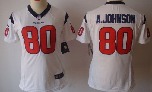 Women's Nike Limited Houston Texans #80 Andre Johnson White Jerseys,We sell and wholesale Women's Nike Limited Houston Texans #80 Andre Johnson White Jerseys on line form chian!
