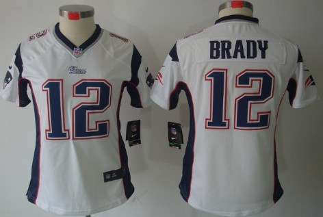 Women's Nike Limited New England Patriots #12 Tom Brady White Jerseys,We sell and wholesale Women's Nike Limited New England Patriots #12 Tom Brady White Jerseys on line form chian!