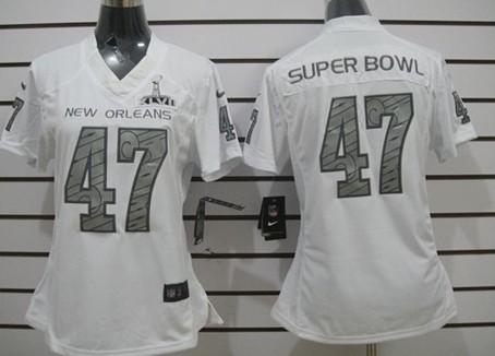 Women's Nike Limited New Oraleans Saints #47TH Super Bowl White Jerseys,We sell and wholesale Women's Nike Limited New Oraleans Saints #47TH Super Bowl White Jerseys on line form chian!