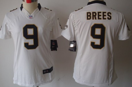Women's Nike Limited New Orleans Saints #9 Drew Brees White Jerseys,We sell and wholesale Women's Nike Limited New Orleans Saints #9 Drew Brees White Jerseys on line form chian!