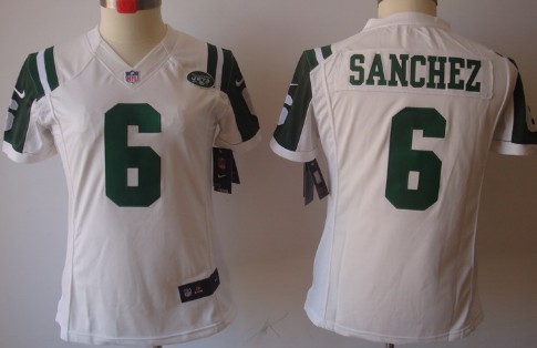 Women's Nike Limited New York Jets #6 Mark Sanchez White Jerseys,We sell and wholesale Women's Nike Limited New York Jets #6 Mark Sanchez White Jerseys on line form chian!