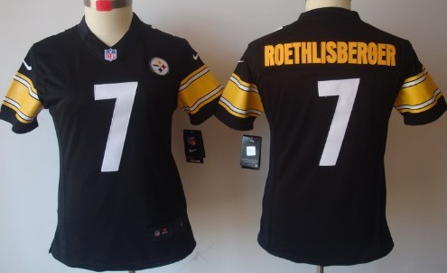 Women's Nike Limited Pittsburgh Steelers #7 Ben Roethlisberger Black Jerseys,We sell and wholesale Women's Nike Limited Pittsburgh Steelers #7 Ben Roethlisberger Black Jerseys on line form chian!