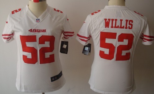 Women's Nike Limited San Francisco 49ers #52 Patrick Willis White Jerseys,We sell and wholesale Women's Nike Limited San Francisco 49ers #52 Patrick Willis White Jerseys on line form chian!