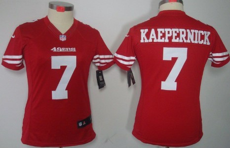 Women's Nike Limited San Francisco 49ers #7 Colin Kaepernick Red Jerseys,We sell and wholesale Women's Nike Limited San Francisco 49ers #7 Colin Kaepernick Red Jerseys on line form chian!