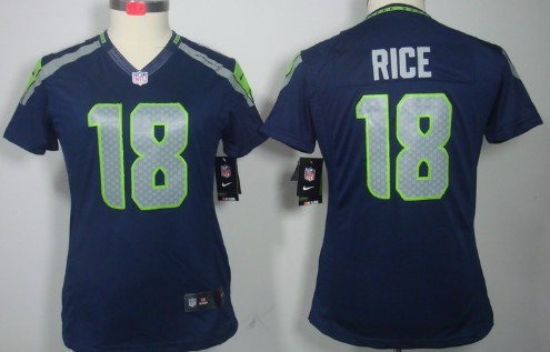 Women's Nike Limited Seattle Seahawks #18 Sidney Rice Blue Jerseys,We sell and wholesale Women's Nike Limited Seattle Seahawks #18 Sidney Rice Blue Jerseys on line form chian!