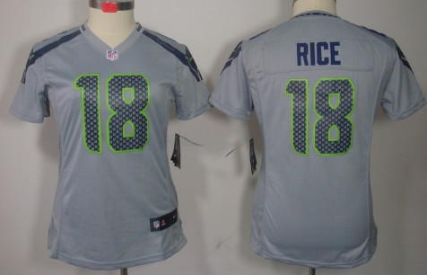 Women's Nike Limited Seattle Seahawks #18 Sidney Rice Gray Jerseys,We sell and wholesale Women's Nike Limited Seattle Seahawks #18 Sidney Rice Gray Jerseys on line form chian!