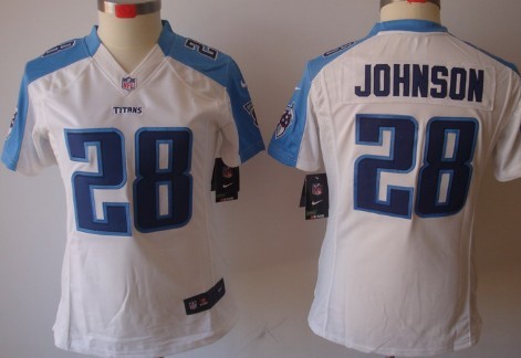 Women's Nike Limited Tennessee Titans #28 Chris Johnson White Jerseys,We sell and wholesale Women's Nike Limited Tennessee Titans #28 Chris Johnson White Jerseys on line form chian!