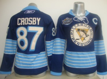 Women's Pittsburgh Penguins #87 Crosby Navy Blue Jerseys,We sell and wholesale Women's Pittsburgh Penguins #87 Crosby Navy Blue Jerseys on line form chian!