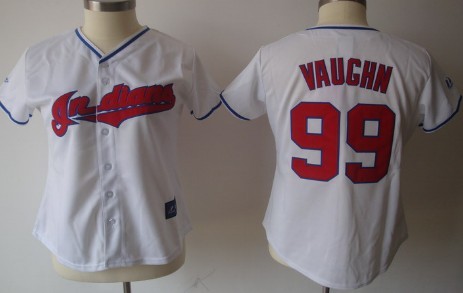 Womens Cleveland Indians #99 Rick Vaughn White With Red Jerseys,We sell and wholesale Womens Cleveland Indians #99 Rick Vaughn White With Red Jerseys on line form chian!