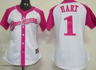 Womens Milwaukee Brewers #1 Corey Hart 2012 Fashion Majestic Athletic Jerseys,We sell and wholesale Womens Milwaukee Brewers #1 Corey Hart 2012 Fashion Majestic Athletic Jerseys on line form chian!