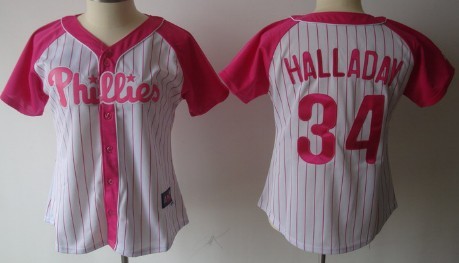 Womens Philadelphia Phillies #34 Roy Halladay 2012 Fashion Majestic Athletic Jerseys,We sell and wholesale Womens Philadelphia Phillies #34 Roy Halladay 2012 Fashion Majestic Athletic Jerseys on line form chian!