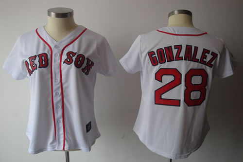 Womens Red Sox #28 Gonzalez White Jerseys,We sell and wholesale Womens Red Sox #28 Gonzalez White Jerseys on line form chian!