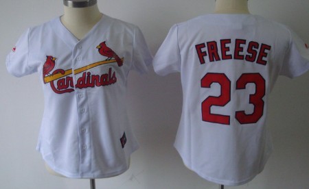 Womens St.Louis Cardinals #23 David Freese White With Red Jerseys,We sell and wholesale Womens St.Louis Cardinals #23 David Freese White With Red Jerseys on line form chian!