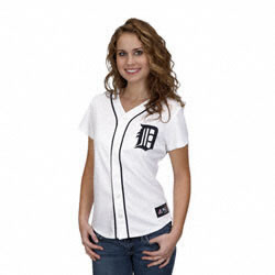 Womens Tigers blank white Jersey,We sell and wholesale Womens Tigers blank white Jersey on line form chian!
