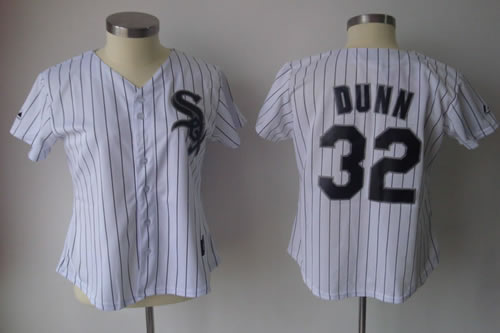 Womens White Sox #32 Dunn White Strip Jerseys,We sell and wholesale Womens White Sox #32 Dunn White Strip Jerseys on line form chian!