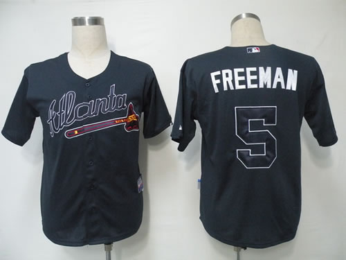 Youth Atlanta Braves #5 Freeman Black Cool Base Jerseys,We sell and wholesale Youth Atlanta Braves #5 Freeman Black Cool Base Jerseys on line form chian!