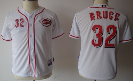 Youth Cincinnati Reds #32 Jay Bruce White Jerseys,We sell and wholesale Youth Cincinnati Reds #32 Jay Bruce White Jerseys on line form chian!
