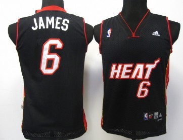 Youth Miami Heat #6 James Black Swingman Jerseys,We sell and wholesale Youth Miami Heat #6 James Black Swingman Jerseys on line form chian!
