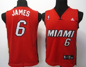Youth Miami Heat #6 James Red Swingman Jerseys,We sell and wholesale Youth Miami Heat #6 James Red Swingman Jerseys on line form chian!