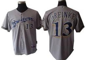 Youth Milwaukee Brewers #13 Greinke Gray Kid Jerseys,We sell and wholesale Youth Milwaukee Brewers #13 Greinke Gray Kid Jerseys on line form chian!