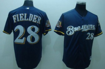 Youth Milwaukee Brewers #28 Fielder Blue Jerseys,We sell and wholesale Youth Milwaukee Brewers #28 Fielder Blue Jerseys on line form chian!