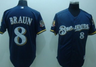 Youth Milwaukee Brewers #8 Braun Blue Kid Jerseys,We sell and wholesale Youth Milwaukee Brewers #8 Braun Blue Kid Jerseys on line form chian!