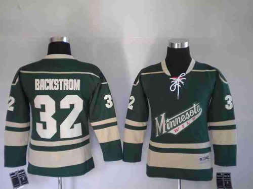 Youth Minnesota Wilds #32 Backstrom green Jerseys,We sell and wholesale Youth Minnesota Wilds #32 Backstrom green Jerseys on line form chian!