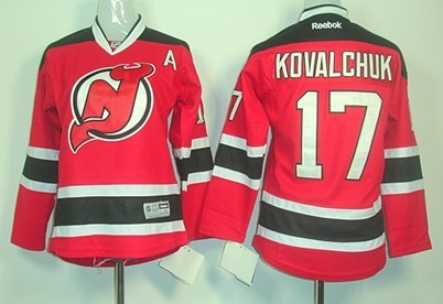 Youth New Jerseys Devils #17 Ilya Kovalchuk Red With Black Jerseys,We sell and wholesale Youth New Jerseys Devils #17 Ilya Kovalchuk Red With Black Jerseys on line form chian!