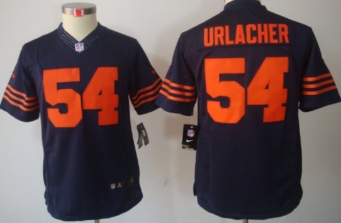Youth Nike Limited Chicago Bears #54 Brian Urlacher Blue With Orange Jerseys,We sell and wholesale Youth Nike Limited Chicago Bears #54 Brian Urlacher Blue With Orange Jerseys on line form chian!