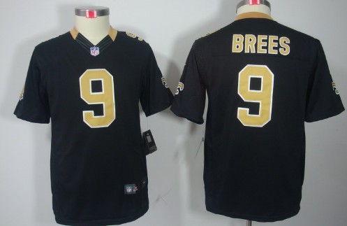 Youth Nike Limited New Orleans Saints #9 Drew Brees Black Jerseys,We sell and wholesale Youth Nike Limited New Orleans Saints #9 Drew Brees Black Jerseys on line form chian!