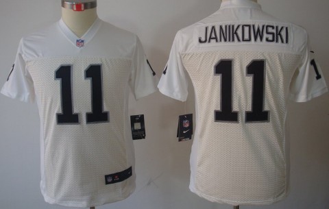 Youth Nike Limited Oakland Raiders #11 Sebastian Janikowski White Jerseys,We sell and wholesale Youth Nike Limited Oakland Raiders #11 Sebastian Janikowski White Jerseys on line form chian!