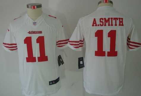 Youth Nike Limited San Francisco 49ers #11 Alex Smith White Jerseys,We sell and wholesale Youth Nike Limited San Francisco 49ers #11 Alex Smith White Jerseys on line form chian!