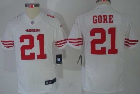 Youth Nike Limited San Francisco 49ers #21 Frank Gore White Jerseys,We sell and wholesale Youth Nike Limited San Francisco 49ers #21 Frank Gore White Jerseys on line form chian!