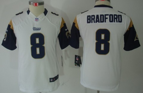 Youth Nike Limited St. Louis Rams #8 Sam Bradford White Jerseys,We sell and wholesale Youth Nike Limited St. Louis Rams #8 Sam Bradford White Jerseys on line form chian!