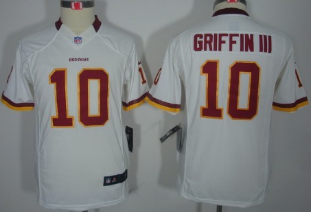 Youth Nike Limited Washington Redskins #10 Robert Griffin III White Jerseys,We sell and wholesale Youth Nike Limited Washington Redskins #10 Robert Griffin III White Jerseys on line form chian!