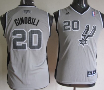 Youth San Antonio Spurs #20 Manu Ginobili Gray Jerseys,We sell and wholesale Youth San Antonio Spurs #20 Manu Ginobili Gray Jerseys on line form chian!