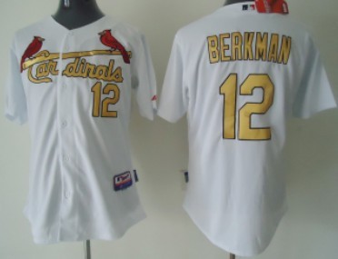 Youth St. Louis Cardinals #12 Lance Berkman White With Gold Jerseys,We sell and wholesale Youth St. Louis Cardinals #12 Lance Berkman White With Gold Jerseys on line form chian!