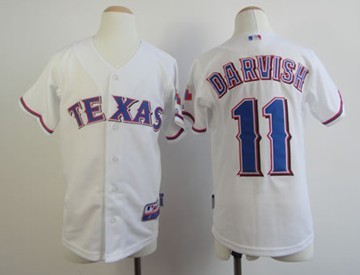 Youth Texas Rangers #11 Yu Darvish White Jerseys,We sell and wholesale Youth Texas Rangers #11 Yu Darvish White Jerseys on line form chian!