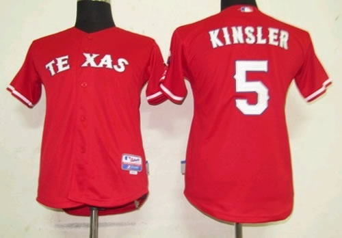 Youth Texas Rangers #5 Kinsler Red Jerseys,We sell and wholesale Youth Texas Rangers #5 Kinsler Red Jerseys on line form chian!