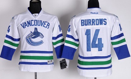 Youth Vancouver Canucks #14 Alexandre Burrows White Jerseys,We sell and wholesale Youth Vancouver Canucks #14 Alexandre Burrows White Jerseys on line form chian!