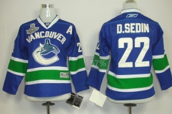 Youth Vancouver Canucks #22 D.Sedin 2011 Stanley Cup Blue Jerseys,We sell and wholesale Youth Vancouver Canucks #22 D.Sedin 2011 Stanley Cup Blue Jerseys on line form chian!