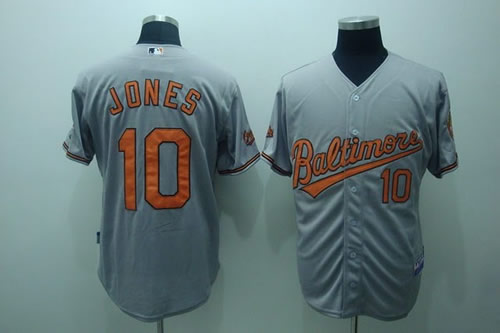 baltimore Orioles #10 jones gray Jerseys,We sell and wholesale baltimore Orioles #10 jones gray Jerseys on line form chian!