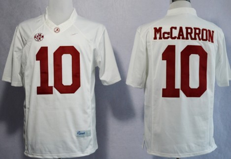 Alabama Crimson Tide #10 A.J. McCarron 2013 White Limited Jerseys,We sell and wholesale Alabama Crimson Tide #10 A.J. McCarron 2013 White Limited Jerseys on line form chian!