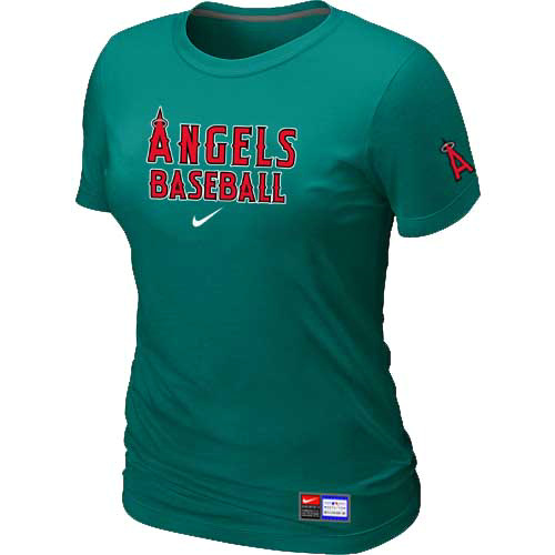 Anaheim Angeles Nike Women's L.Green Short Sleeve Practice T-Shirt,We sell and wholesale Anaheim Angeles Nike Women's L.Green Short Sleeve Practice T-Shirt on line form chian!