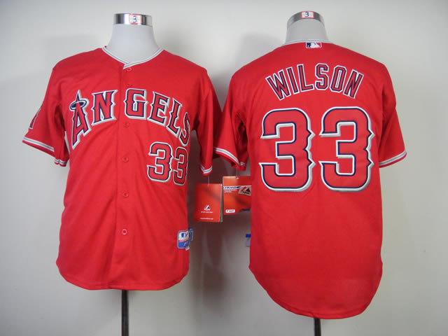 Anaheim Angels #33 C.J. Wilson Red Jerseys,We sell and wholesale Anaheim Angels #33 C.J. Wilson Red Jerseys on line form chian!